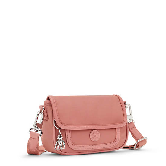 Sac À Main Kipling Inaki Small Crossbody Bag Rose | FR 1944RV